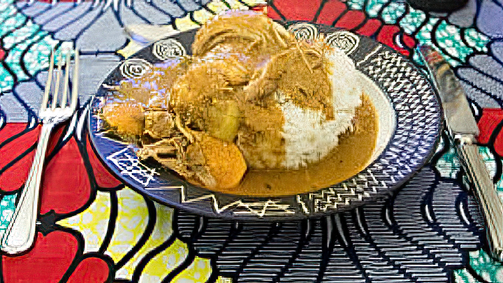 Bowl of Ghanaian Nkatenkwan